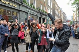 Prof Green pops up in Carnaby Street for gig