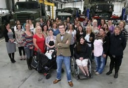 Jonjo joins Military Wives' ranks